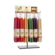 Load image into Gallery viewer, Taper Candles – 100% Pure Beeswax – Hand-Dipped: Natural / Standard (12&quot; x 7/8&quot;)