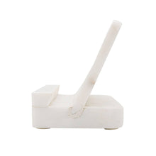 Load image into Gallery viewer, Kendal White Marble Cook Book Holder
