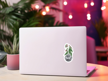 Load image into Gallery viewer, Begonia Polka Dot Disco Ball Plant Sticker, Plant Shop Gift
