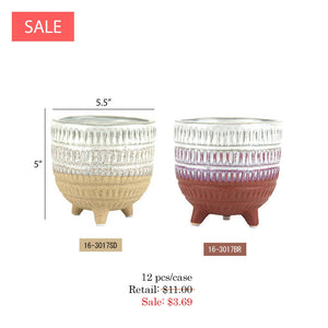 Bohemian Ceramic Planter
