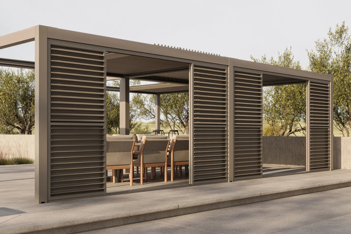 Luxe Gazebo Louvre Wall Panel Section