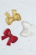 Load image into Gallery viewer, Metallic Bow Ornament
