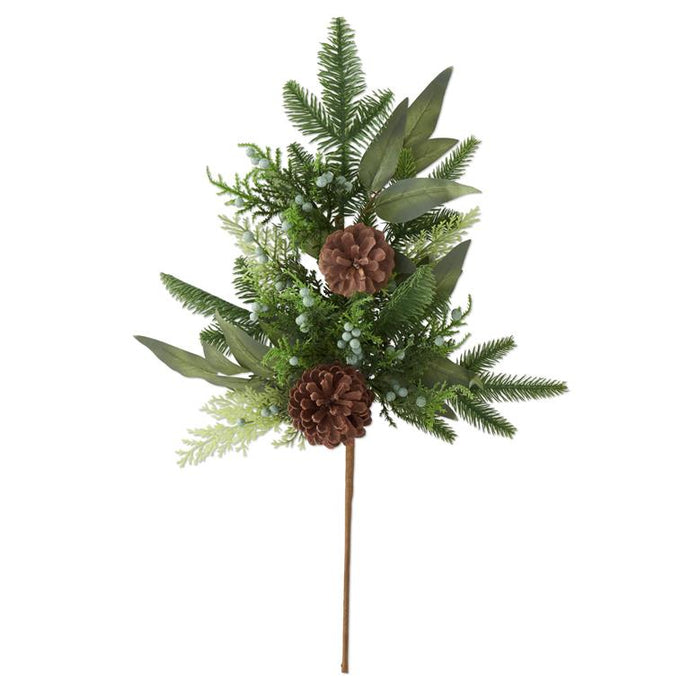 26 Inch Mixed Pine Stem w/Eucalyptus & Pinecones