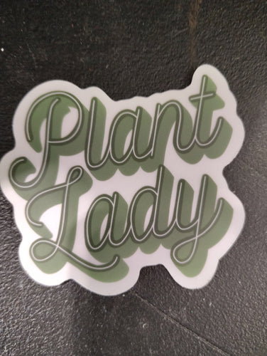 Sticker Plant Lady
