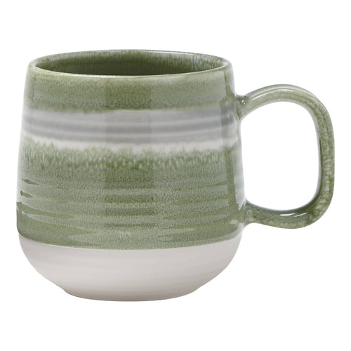 Glen Ribbed Reactive Glaze Mug