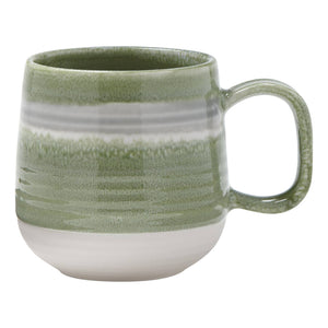 Glen Ribbed Reactive Glaze Mug
