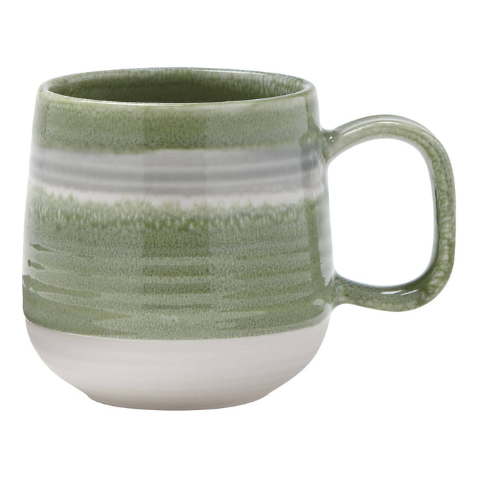 Glen Ribbed Reactive Glaze Mug