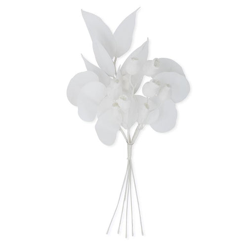 19.5 Inch White Eucalyptus w/Glittered Pods Bundle