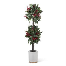 Load image into Gallery viewer, Holly Ball Topiaries