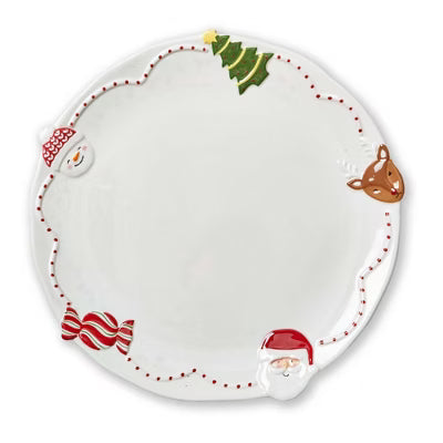 Holiday Cheer Round Platter