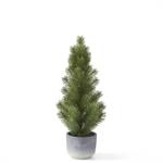 Load image into Gallery viewer, 3 Pine Trees in Gray Ombre Pots