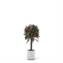 Load image into Gallery viewer, Holly Ball Topiaries