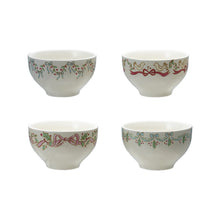 Load image into Gallery viewer, 4-1/2" Round x 2-3/4"H Stoneware Bowl with Bows ©