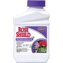 Load image into Gallery viewer, Bonide Rose Shield concentrate bottle with purple cap for rose disease protection